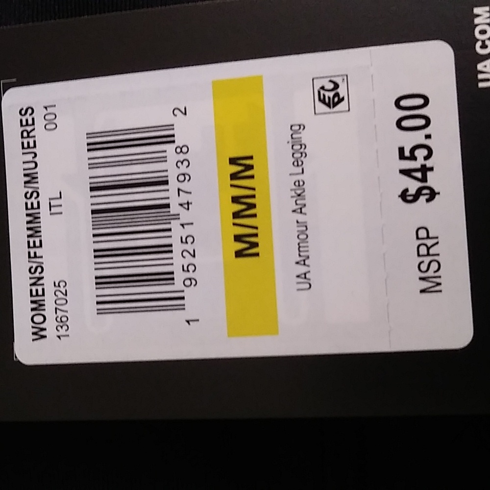 Black, Under Armour Compression Legging - Picture 4 of 5